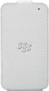 BlackBerry ACC54689102 Leather Flip Shell Q5 White Cell Phones & Accessories