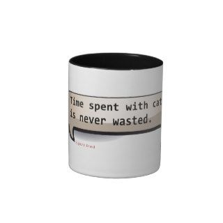 Sigmund Freud Time spent with cats is never Coffee Mugs