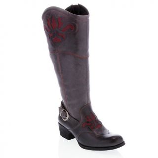 Born® "Montana" Contrast Leather Tall Boot