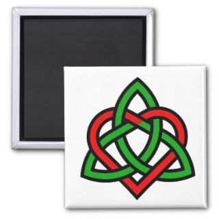 Celtic Triquetra Heart Magnet
