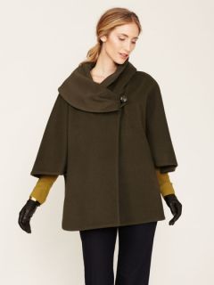 Cashmere Wool Cape Coat by Cinzia Rocca