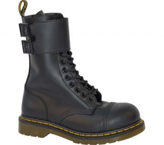 Dr. Martens Caden Buckle Lace Boot   Black Fine Haircell