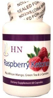 Fresh Health Nutritions Raspberry Ketones 500 mg, Ultra Weight Loss Supplement, with African Mango, Green Tea, and L Carnitine, 60 capsules Health & Personal Care