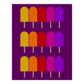 Flavorful Popsicles Poster