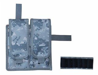 ACU Digital Velcro Attachable Double Magazine Pouch for Airsoft, Hunting, & Shooting  Gun Ammunition And Magazine Pouches  Sports & Outdoors
