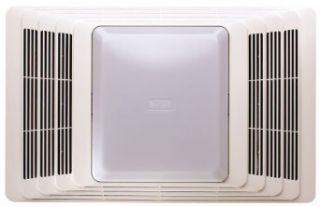 Broan Model 659 Heater/Fan/Light, 50 CFM 2.5 Sones, White Grille   Built In Household Ventilation Fans  