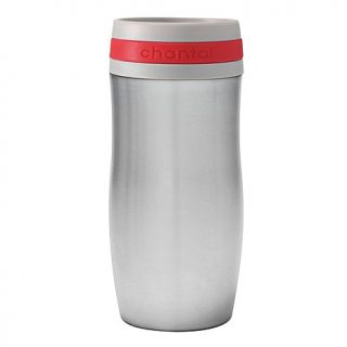 Chantal Set of 2 10 oz. Stainless Steel Travel Mugs