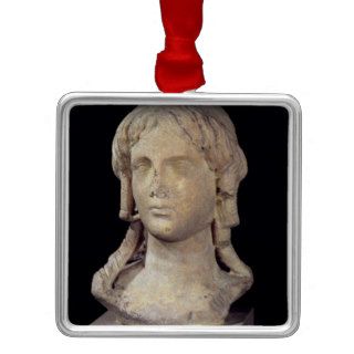Head of Berenice I  or Cleopatra I Christmas Ornament