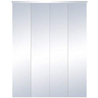 ReliaBilt 30 in x 6 ft 8 in Clear Mirror Bifold Door