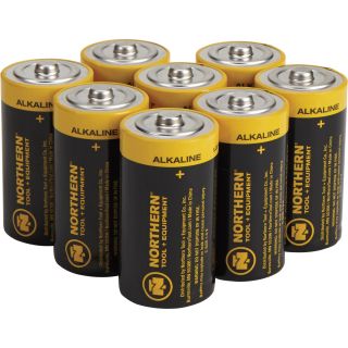 C-Cell Alkaline Batteries — 8-Pk.  Alkaline Batteries
