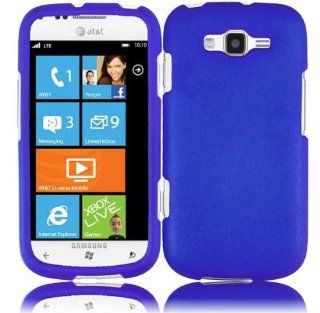 Blue Hard Cover Case for Samsung Focus 2 SGH I667 Cell Phones & Accessories