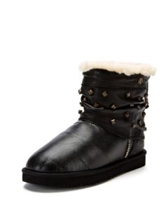 Alesta Studded Leather Sheepskin Short Boot by Koolaburra