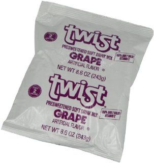 Kool Aid Twist Grape (Makes 2 Gallons) Drink Mix (Pack of 12)  Powdered Soft Drink Mixes  Grocery & Gourmet Food