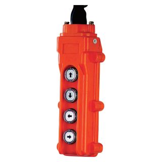 JET 4-Button Control Pendant — For 15ft. Lift Hoist & Trolley, Model# PBC-415CN  Electronic Trollies   Accessories