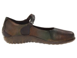 Naot Footwear Reka Rattlesnake Brown Leather/French Roast Leather
