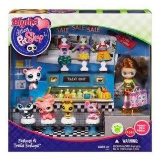 Toy / Game Littlest Pet Shop Blythe Treat Shop With 5 Pets, Doll Stand And Other Accessories (For 4 Years & Up) Toys & Games