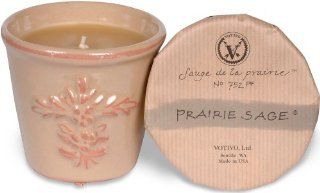 Votivo Prairie Sage Glass Candle   Scented Candles