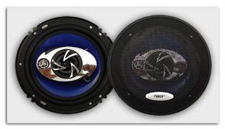 Naxa NX 770 6.5" 3 Way Spakers  Component Vehicle Speakers 