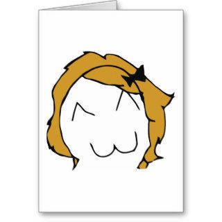 Derpina (Kitteh Smile)   Greeting Card