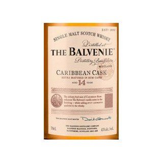 Balvenie 14 Year Old Caribbean Cask Single Malt Scotch 750ml Grocery & Gourmet Food