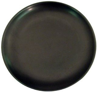 CAC China 666 21 BK Japanese Style 12 Inch Non Glare Glaze Black Coupe Round Plate, Box of 12 Kitchen & Dining