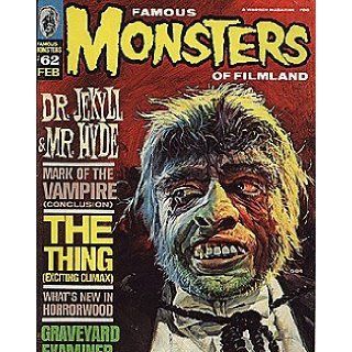 Famous Monsters of Filmland Magazine (1958 series) #62 Warren Publishing Company Books