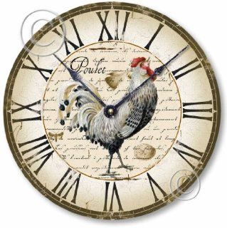 Shop Item C5006 Vintage Style Country French Chicken Clock (10.5 Inch Diameter) at the  Home Dcor Store. Find the latest styles with the lowest prices from Fairy Freckles Studios