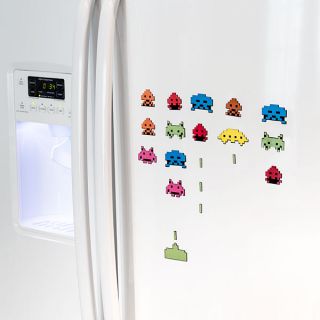 Space Invaders Fridge Magnets