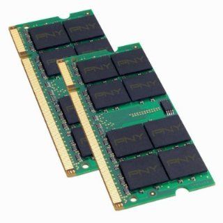 PNY OPTIMA 2GB (2x1GB) Dual Channel Kit DDR2 667 MHz PC2 5300  Notebook / Laptop SODIMM Memory Modules MN2048KD2 667 Electronics