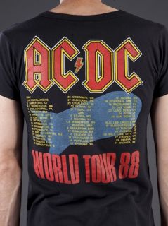 Vintage 'ac/dc 1988' World Tour Tee   What Goes Around Comes Around