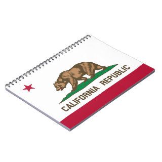 California Flag Note Books