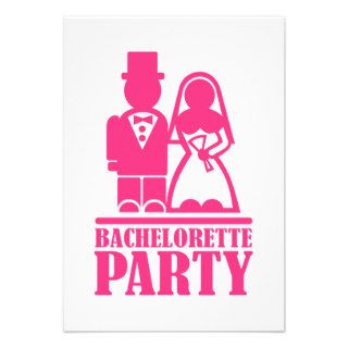 Bachelorette Party Personalized Invitations