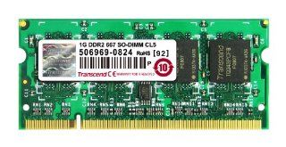 Transcend JM667QSU 1G 1GB JetRam DDR2 667 SO DIMM Electronics