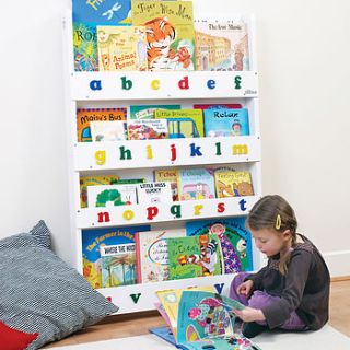 front facing children's bookcase by alphabet gifts & interiors