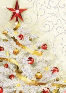 Paper Magic Group, Glitter Tree Christmas Cards, Box of 16, (15912048)  Cardstock Papers 
