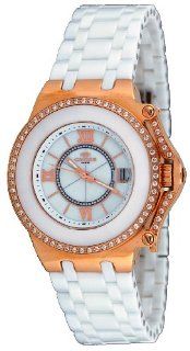 Oniss #ON669 LRG Women's Fantasy Collection Rose Gold Trim MOP Dial White Ceramic Watch at  Women's Watch store.