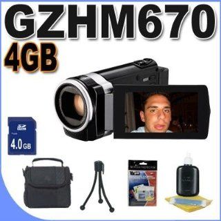 JVC Everio GZ HM670 32GB Full HD Memory Camcorder (Black) BigVALUEInc Accessory Saver 4GB Bundle  Camera & Photo