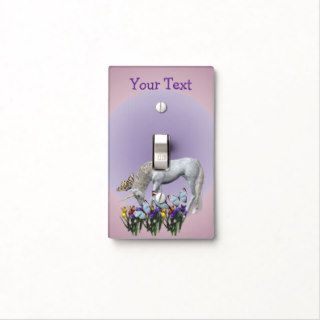 Unicorn And Butterflies Animal Light Switch Covers