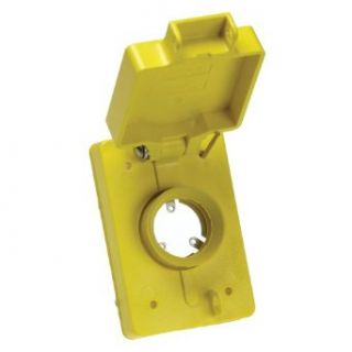 Woodhead 40 9100 Watertite Flip Lid Receptacle Replacement Cover, Duplex, Fits All 15A and 20A Straight Blade Electrical Outlet Covers