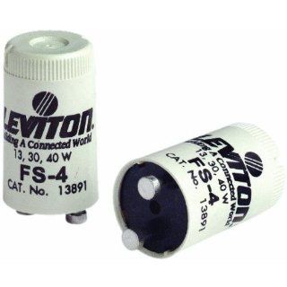 Leviton 13891 Fluorescent Lamp Starter Basic 13, 30 and 40W FS 4   Fluorescent Tubes  