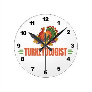 Funny Thanksgiving Turkey Wallclock