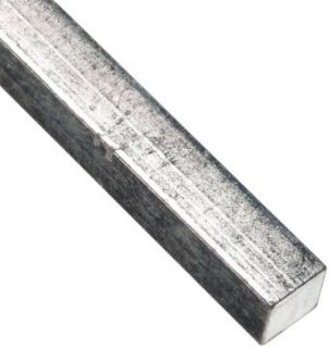 Stainless Steel 18 8 Square Keystock, ASTM A681 94, 3/16" Thick, 3/16" Width, 12" Length Stainless Steel Metal Raw Materials