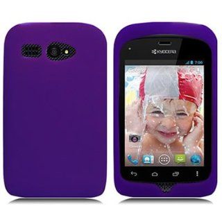 CoverON(TM) Soft Silicone PURPLE Skin Cover Case for KYOCERA C5170 HYDRO BOOST MOBILE [WCM15] Cell Phones & Accessories