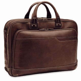 Johnston & Murphy Dividends Deluxe Leather Laptop Briefcase