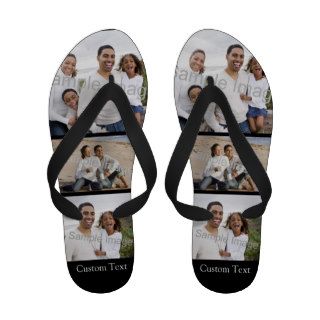 Custom Photo Collage Flip Flops