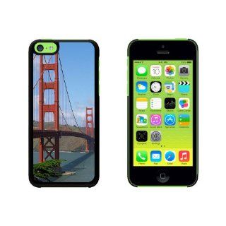 Golden Gate Bridge San Francisco CA Snap On Hard Protective Case for Apple iPhone 5C   Black Cell Phones & Accessories