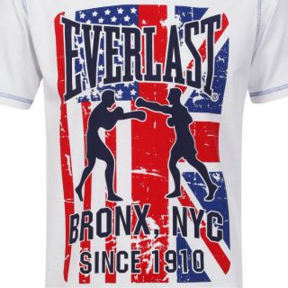 Everlast Mens 2 Pack T Shirts   White & Black      Clothing