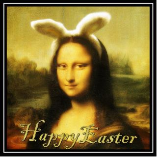 Mona Lisa, The Easter Bunny Photo Cutouts