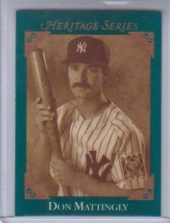 1992 Studio Heritage Don Mattingly BC 5 at 's Sports Collectibles Store