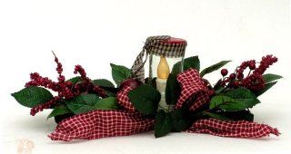 Fall Apples, Berries, and Leaves LED Table Centerpiece, 18x6x7 Inches   Table Toppers